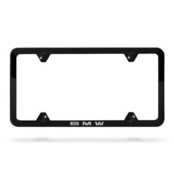 Official BMW Lazer Slimline License Plate Frame